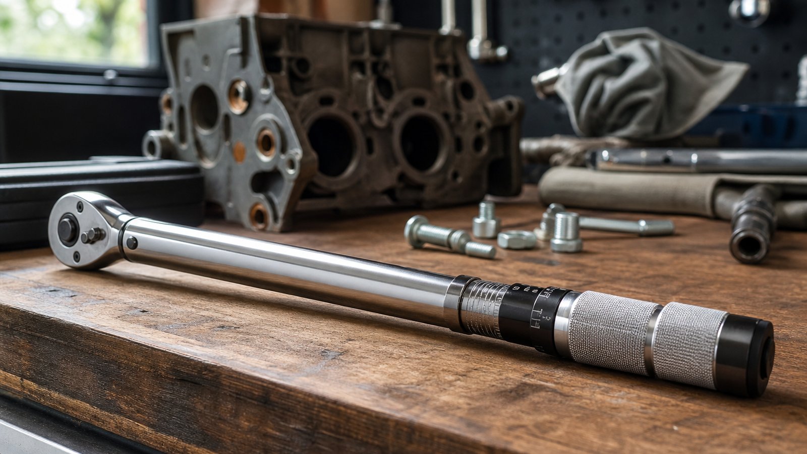 micrometer torque wrench in a clean UK lifestyle scene